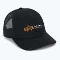 Кепка чоловіча Alpha Industries Label Trucker black