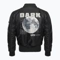 Куртка чоловіча Alpha Industries MA-1 VF Hood Dark Side black / reflective 3