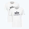 Футболка чоловіча Alpha Industries Basic T 2 шт. white