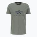 Футболка чоловіча Alpha Industries Basic Rainbow Reflective vintage green 2