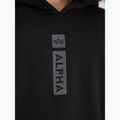 Кофта чоловіча Alpha Industries Puff Print Hoodie black 5