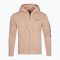 Кофта чоловіча Alpha Industries Back Print Zip dusty coral