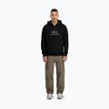 Кофта чоловіча Alpha Industries Basic Hoodie TPU black/chrome 2