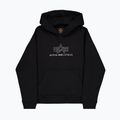 Кофта чоловіча Alpha Industries Basic Hoodie TPU black/chrome 9
