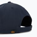 Кепка чоловіча Alpha Industries Metal Label rep blue/chrome 4