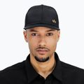Кепка чоловіча Alpha Industries Metal Label black/shiny gold 4