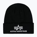 Шапка Alpha Industries 3D black/silver