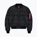 Чоловіча утеплена куртка Alpha Industries MA-1 Logo Puffer Bomber black 7