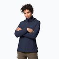 Куртка дощовик жіноча Jack Wolfskin Stormy Point синя 1111201_1910