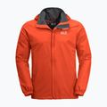 Куртка дощовик чоловіча Jack Wolfskin Stormy Point помаранчева 1111141_3017 5