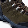 Черевики для трекінгу чоловічі Jack Wolfskin Refugio Texapore Low зелено-чорні 4049851 8