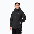 Куртка хардшел чоловіча Jack Wolfskin Highest Peak чорна 1115131_6000