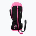 Рукавички лижні дитячі Reusch Ben Mitten black/ knockout pink 2