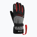 Дитячі лижні рукавиці Reusch Flash Gore-Tex чорні/чорний меланж/вогненно-червоні 2