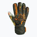 Рукавиці воротарські Reusch Attrakt Grip Finger Support зелено-помаранчеві 5370010-5556 5