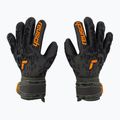Рукавиці воротарські Reusch Attrakt Freegel Silver Finger Support Junior чорно-зелені 5372030-5555