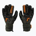 Рукавиці воротарські дитячі Reusch Attrakt Freegel Silver Junior чорно-зелені 5372035-5555