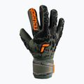Рукавиці воротарські дитячі Reusch Attrakt Freegel Silver Junior чорно-зелені 5372035-5555 5