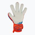 Дитячі воротарські рукавиці Reusch Attrakt Freegel Silver Junior hyper orng/elec сині 3