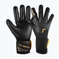 Дитячі воротарські рукавиці Reusch Pure Contact Infinity Junior чорні/золоті/чорні