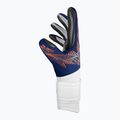 Дитячі воротарські рукавиці Reusch Pure Contact Silver Junior преміум сині/електричний оранжевий/чорні 4