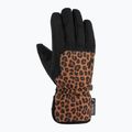 Рукавиці гірськолижні жіночі Reusch Keira R-Tex XT black/brown leopard 2