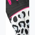 Дитячі лижні рукавички Reusch Alan Junior білий/сірий леопард 6