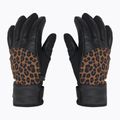 Жіночі гірськолижні рукавиці Reusch Beatrix R-Tex XT чорний/коричневий леопард 3