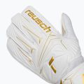 Рукавиці воротарські дитячі Reusch Attrakt AB1 Solid Junior white/gold 4