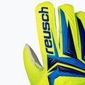 Рукавиці воротарські дитячі Reusch Attrakt Solid Junior safety yellow/blue 7