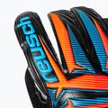 Рукавиці воротарські Reusch Attrakt Solid black/aqua blue/shocking orange 6