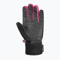 Рукавички лижні дитячі Reusch Leo R-Tex XT black/black melange/pink glo 3