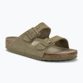 Замшеві шльопанці BIRKENSTOCK Arizona Regular вицвілі хакі