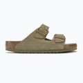 Замшеві шльопанці BIRKENSTOCK Arizona Regular вицвілі хакі 2