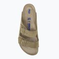 Замшеві шльопанці BIRKENSTOCK Arizona Regular вицвілі хакі 6