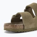 Замшеві шльопанці BIRKENSTOCK Arizona Regular вицвілі хакі 8