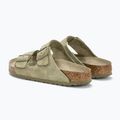 Замшеві шльопанці BIRKENSTOCK Arizona Вузькі вицвілі шльопанці кольору хакі 3