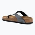 Жіночі шльопанці BIRKENSTOCK Gizeh BF Regular чорний металік 3