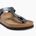 Жіночі шльопанці BIRKENSTOCK Gizeh BF Regular чорний металік 7