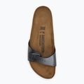 BIRKENSTOCK Madrid BF Вузькі шльопанці металік чорні 5