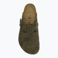 Шльопанці BIRKENSTOCK Boston Suede Leather thyme 5