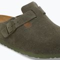 Шльопанці BIRKENSTOCK Boston Suede Leather thyme 6