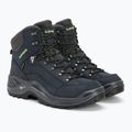 Черевики LOWA Renegade GTX Mid dunkelelblau/limone 4