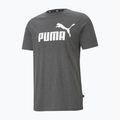 Чоловіча футболка PUMA Essentials Heather Tee пума чорна 4