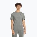 Футболка  чоловіча PUMA Ess Small Logo Tee medium gray heather/medium gray heather/cat