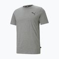 Футболка  чоловіча PUMA Ess Small Logo Tee medium gray heather/medium gray heather/cat 4