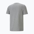Футболка  чоловіча PUMA Ess Small Logo Tee medium gray heather/medium gray heather/cat 5