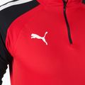 Футбольна кофта PUMA Teamliga 1/4 Zip Top червоно-чорна 657236 01 4