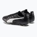Футбольні бутси чоловічі PUMA King Platinum 21 FG/AG чорно-білі 106478 01 3