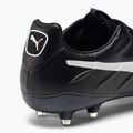 Футбольні бутси чоловічі PUMA King Platinum 21 FG/AG чорно-білі 106478 01 8
